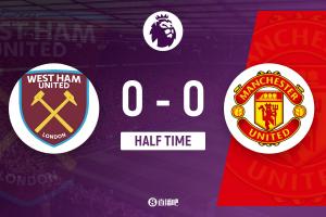 半场-曼联暂0-0西汉姆联 卢克·肖造险 万-比萨卡门线解围_高清直播